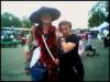 Dan and Brittnasha Dressed Up At The Street Fair
