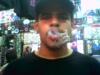 Kyle Blowing Smoke