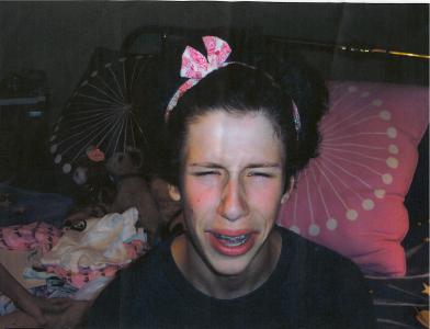 Zach *long ago...playing dress up!*