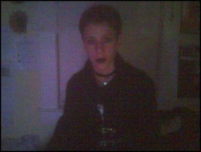 Goth-y Zach in my Room